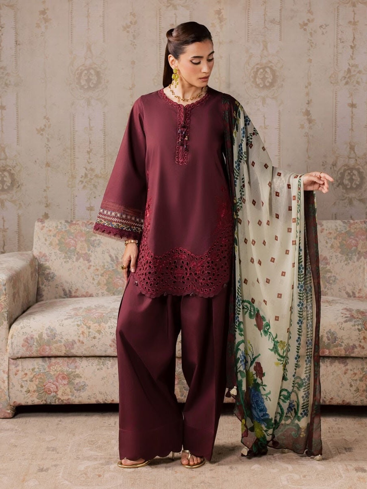 Sapphire Winter Collection Embroidered