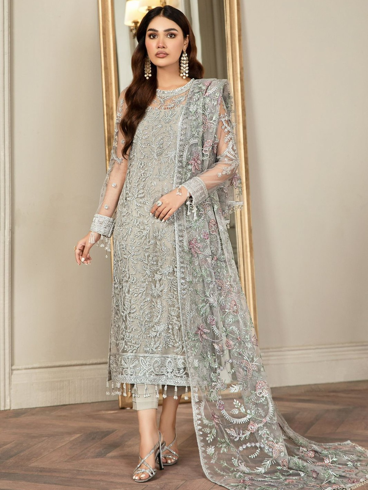 Zarif – Most Hit Luxury Net Full Suit image 3