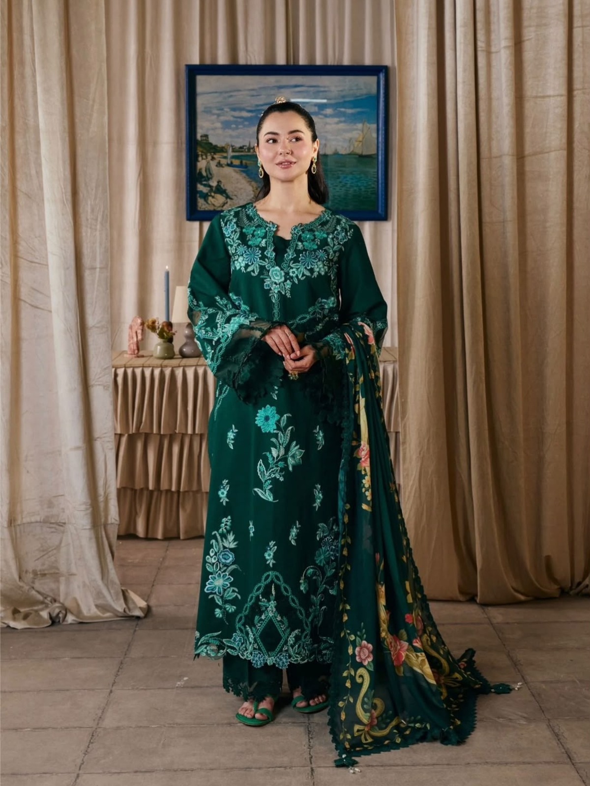 Winter Collection  Embroidered Dhanak