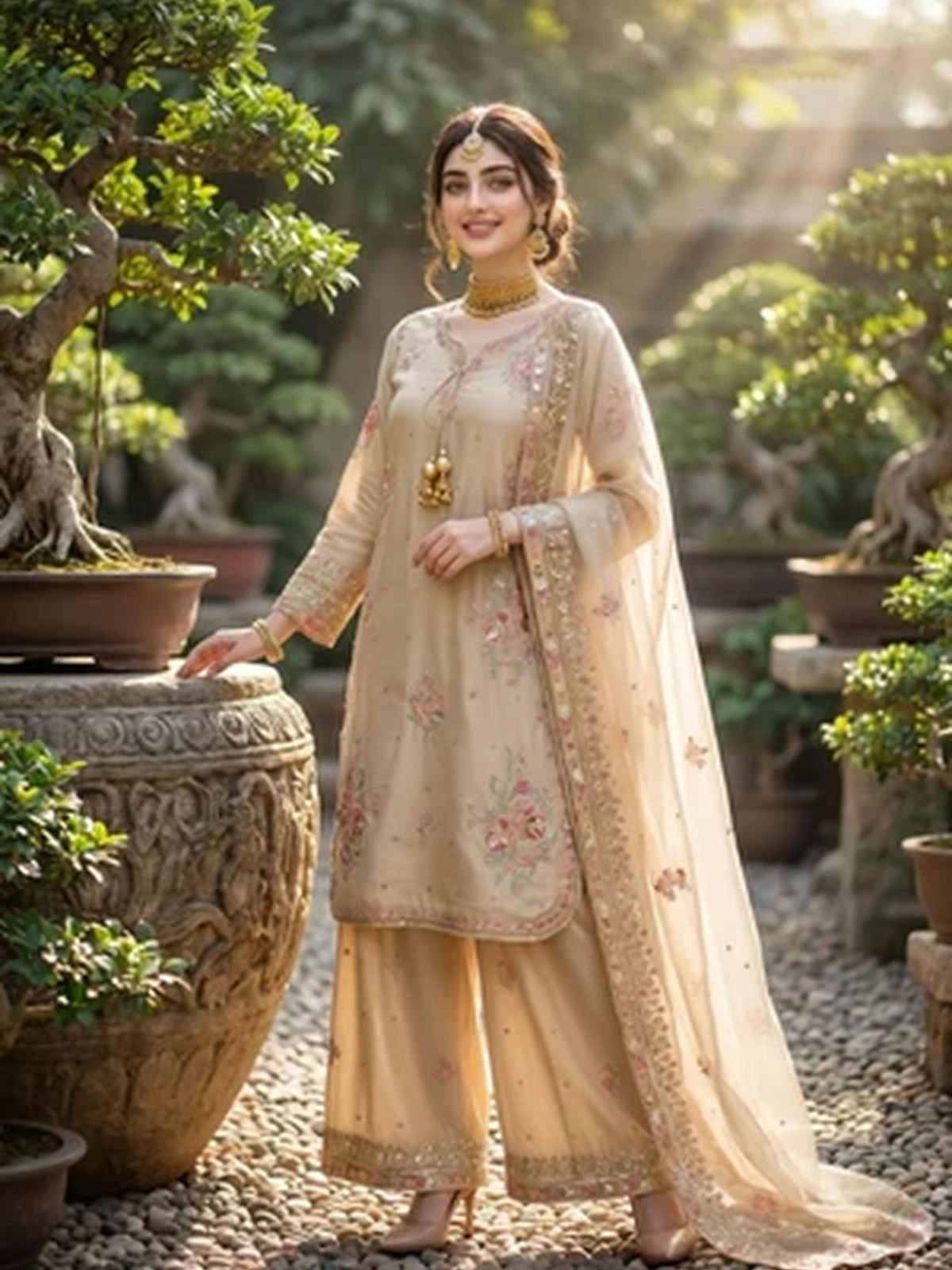 Lawn 2 Piece Embroidered Dress image 2
