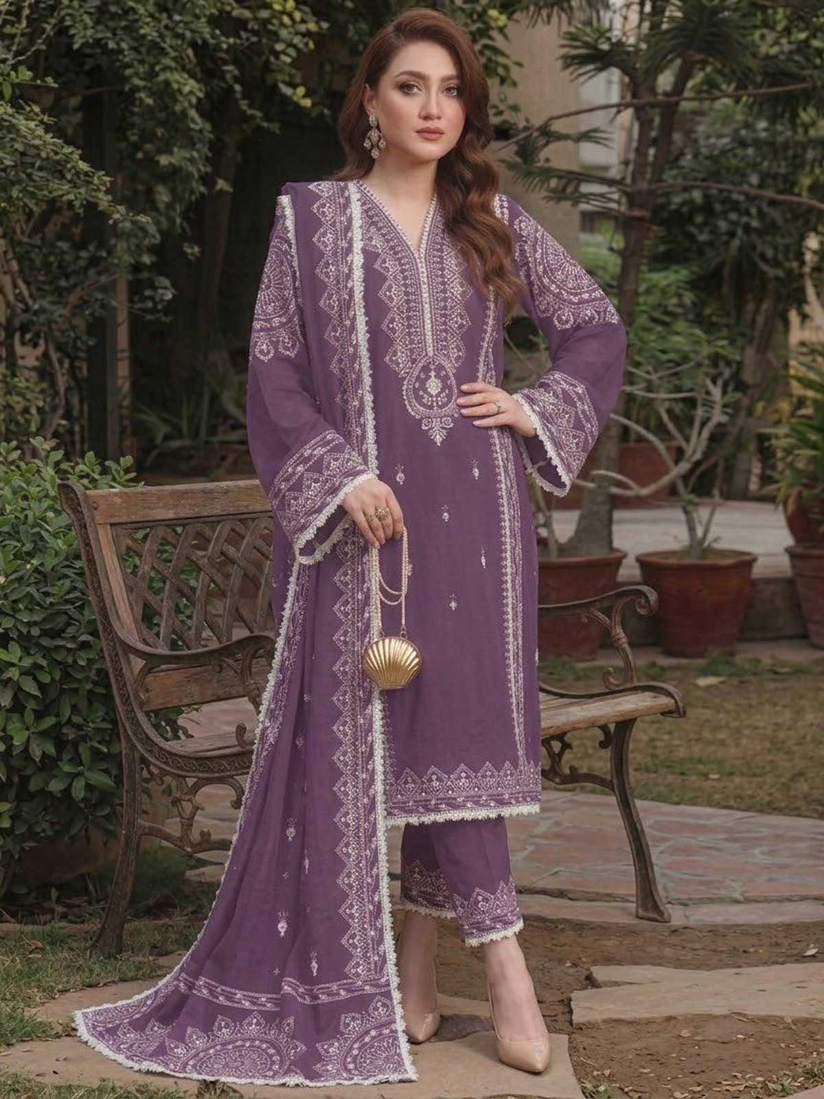 Aneela’s Winter Collection Full Heavy Embroidered Airjet