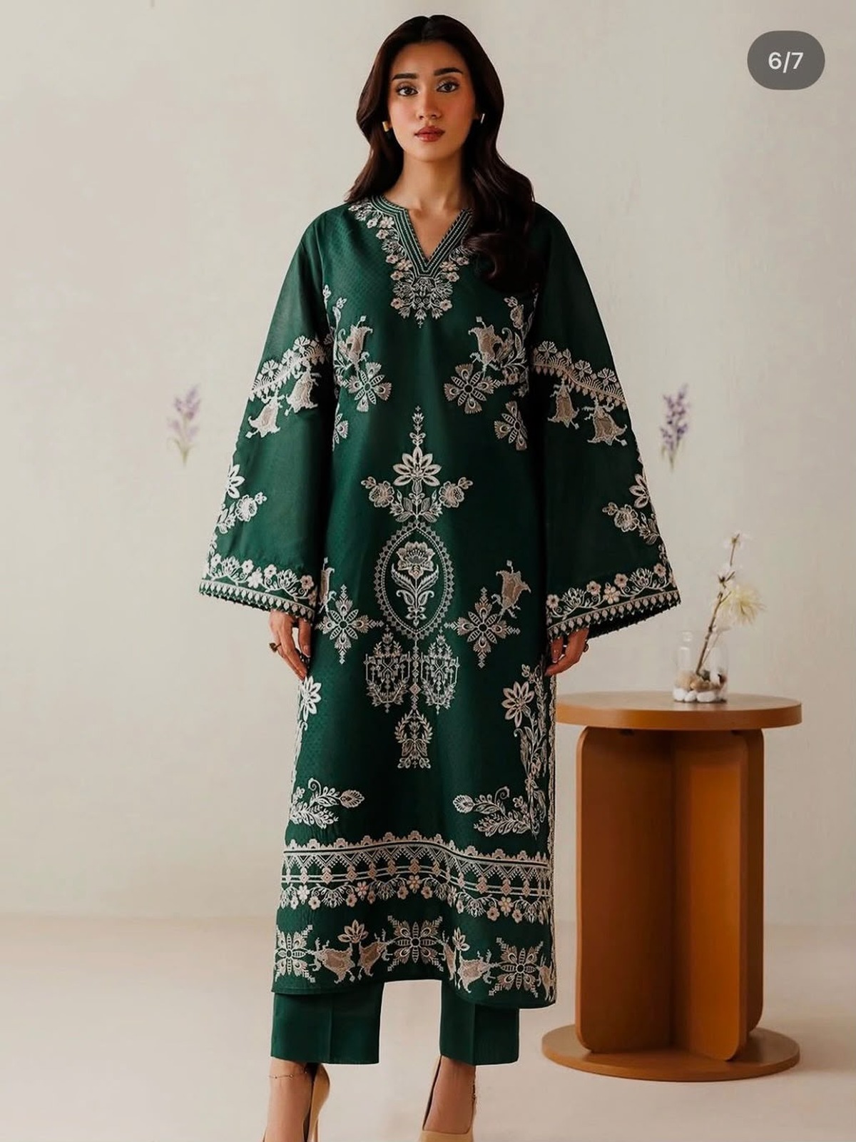 Baroque Winter Casual Collection Heavy Embroidered