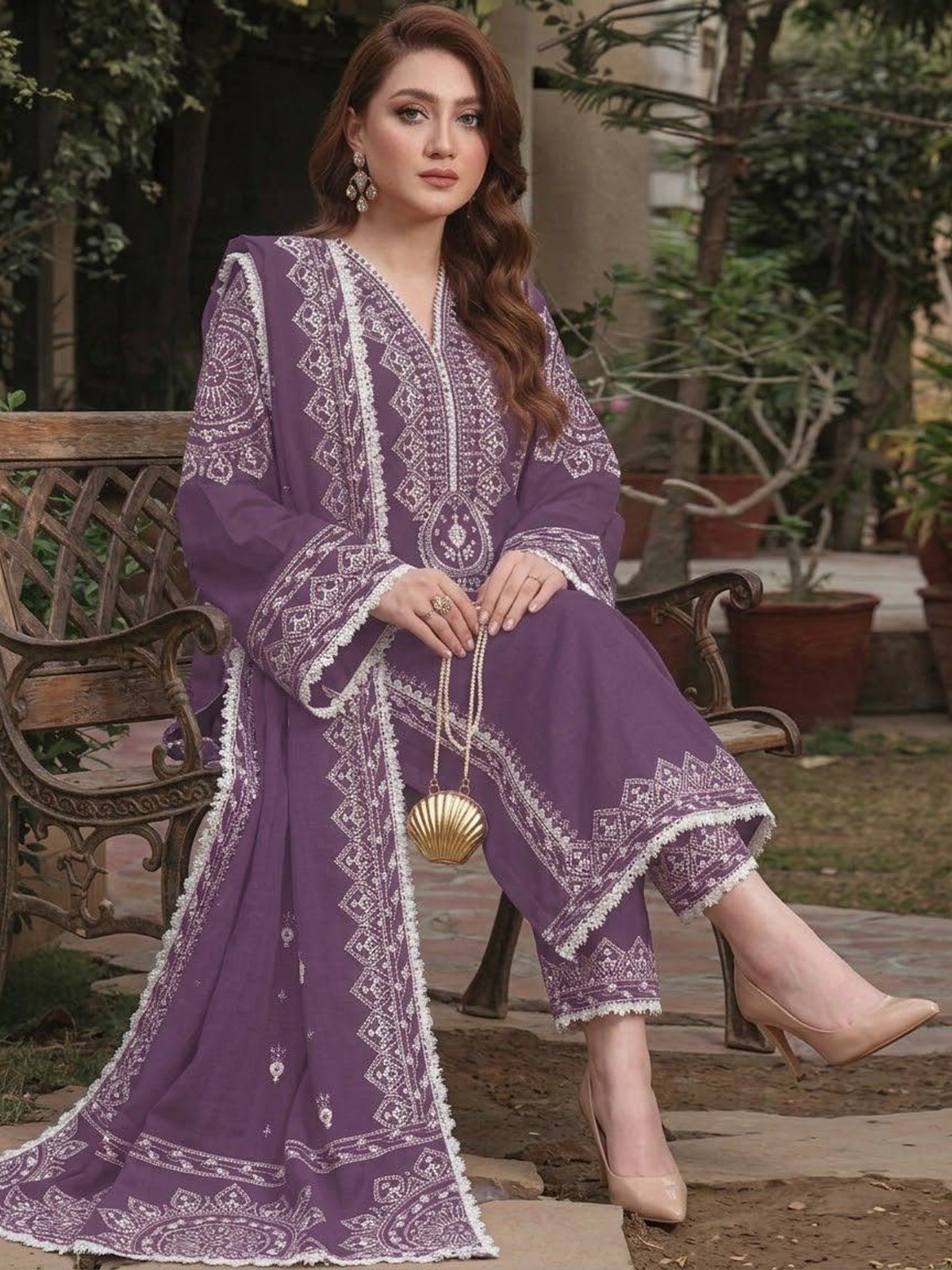 Aneela’s Winter Collection Full Heavy Embroidered Airjet image 2